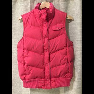 Gap Pink Down Filled Puffer Vest